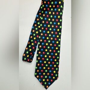 Men’s Colorful Vintage Silk M&M’s Novelty Tie Necktie